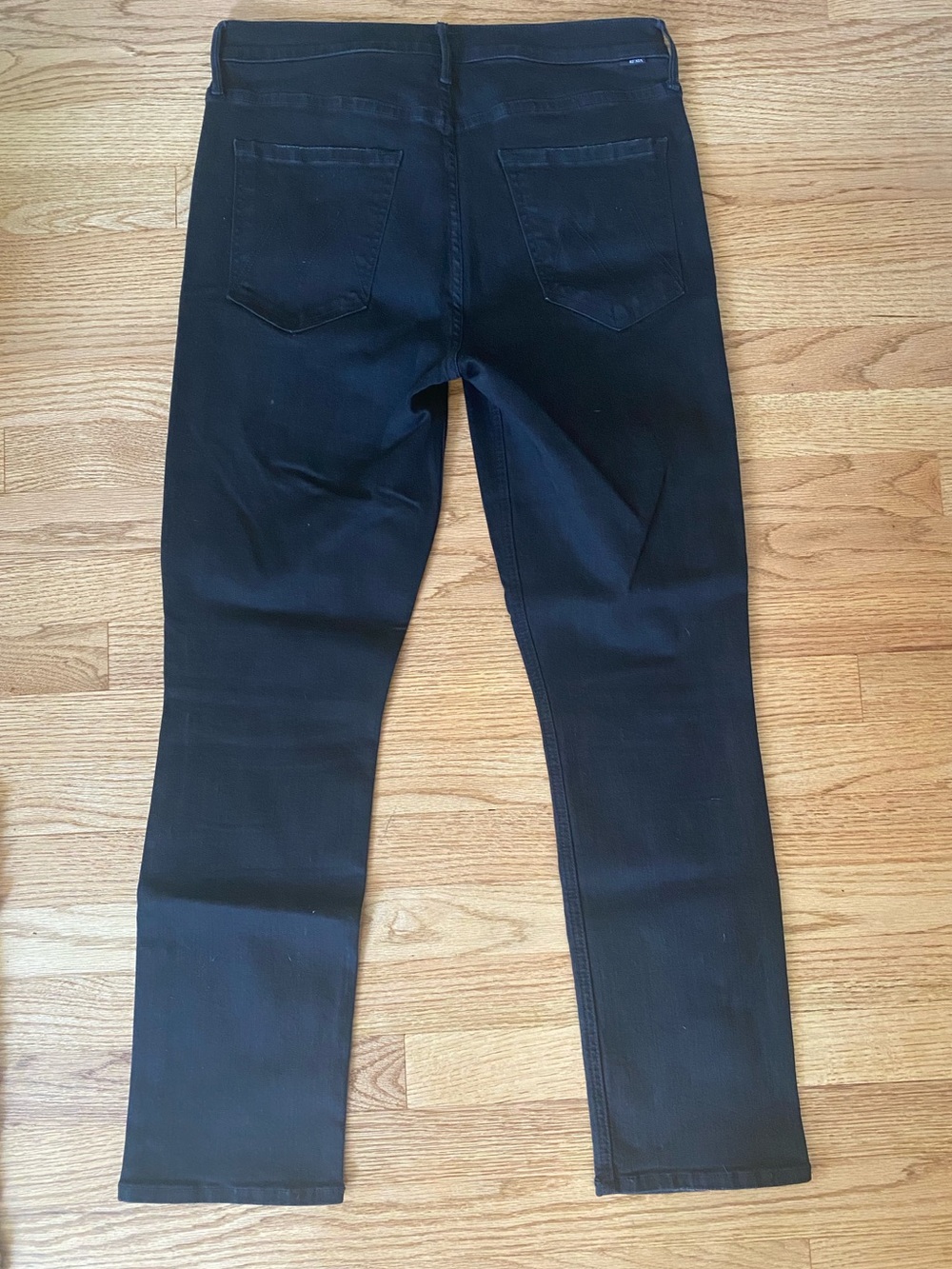 Mother: Denim- Black Mid-Rise Dazzler - Picture 2 of 9